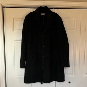 Kenneth Cole Men's Black Pea Coat